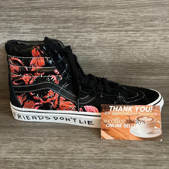 Vans Stranger Things Sk8-Hi Reissue Netflix Friends Don't Lie Men's NEW - Picture 5 of 15